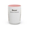 15oz Boxer Latin Mug, Pink, front view