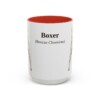 15oz Boxer Latin Mug, Red, front view