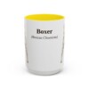 15oz Boxer Latin Mug, Yellow, front view