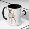 15oz boxer mug, Black