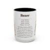 15oz boxer mug, Black