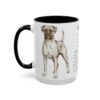 15oz boxer mug, Black