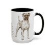 15oz boxer mug, Black