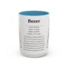 15oz boxer mug, Light Blue