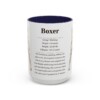 15oz boxer mug, Navy
