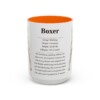 15oz boxer mug, Orange