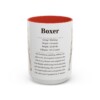 15oz boxer mug, Red
