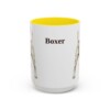 15oz Boxer Mug, Yellow, front view