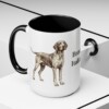 15oz-bracco-italiano-mug-black-context-2 15oz Bracco Italiano Mug, Black, lifestyle photo