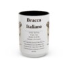 15oz bracco italiano mug, Black