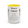 15oz bracco italiano mug, Yellow