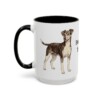 15oz Brazilian Terrier Mug, Black, left side view