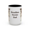 15oz-brazilian-terrier-mug-dad-black-front 15oz Brazilian Terrier Dog Dad Mug, Black, front view