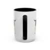 15oz Funny Brazilian Terrier Mug, Black, back view