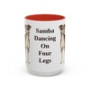 15oz Funny Brazilian Terrier Mug, Red, front view