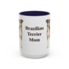 15oz brazilian terrier mug, Navy