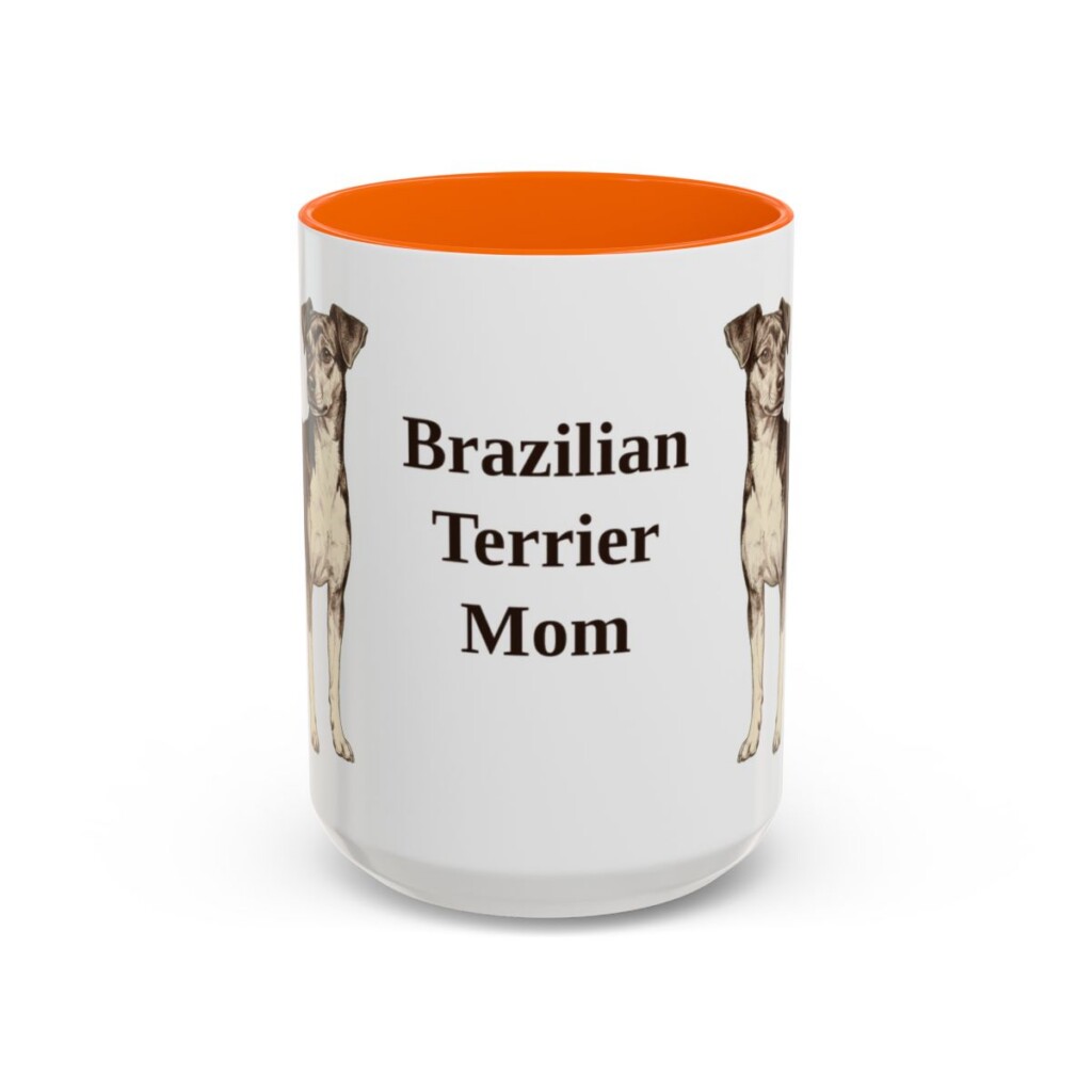 15oz brazilian terrier mug, Orange