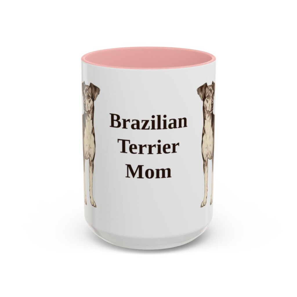 15oz brazilian terrier mug, Pink