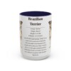 15oz brazilian terrier mug, Navy