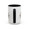 15oz Briard Latin Mug, Black, back view