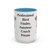 15oz-brittany-mug-humor-light-blue 15oz Funny Brittany Mug, Light Blue, front view