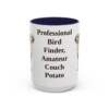 15oz-brittany-mug-humor-navy 15oz Funny Brittany Mug, Navy, front view
