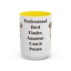15oz-brittany-mug-humor-yellow 15oz Funny Brittany Mug, Yellow, front view