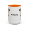 15oz Brittany Mug, Orange, front view