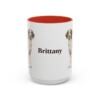 15oz Brittany Mug, Red, front view