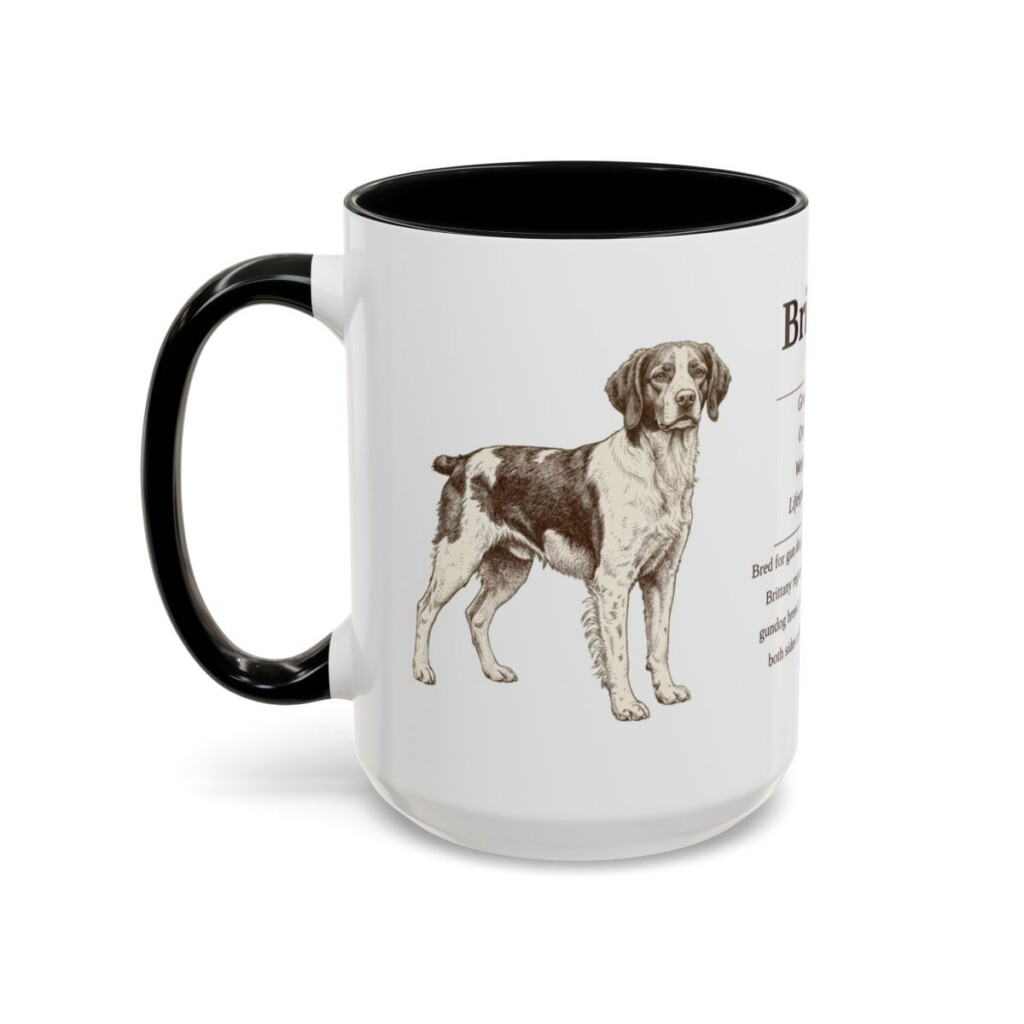 15oz brittany mug, Black