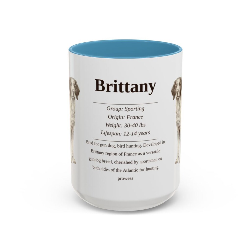 15oz brittany mug, Light Blue