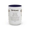15oz brittany mug, Navy