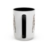 15oz Funny Brussels Griffon Mug, Black, back view