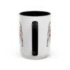 15oz Brussels Griffon Latin Mug, Black, back view