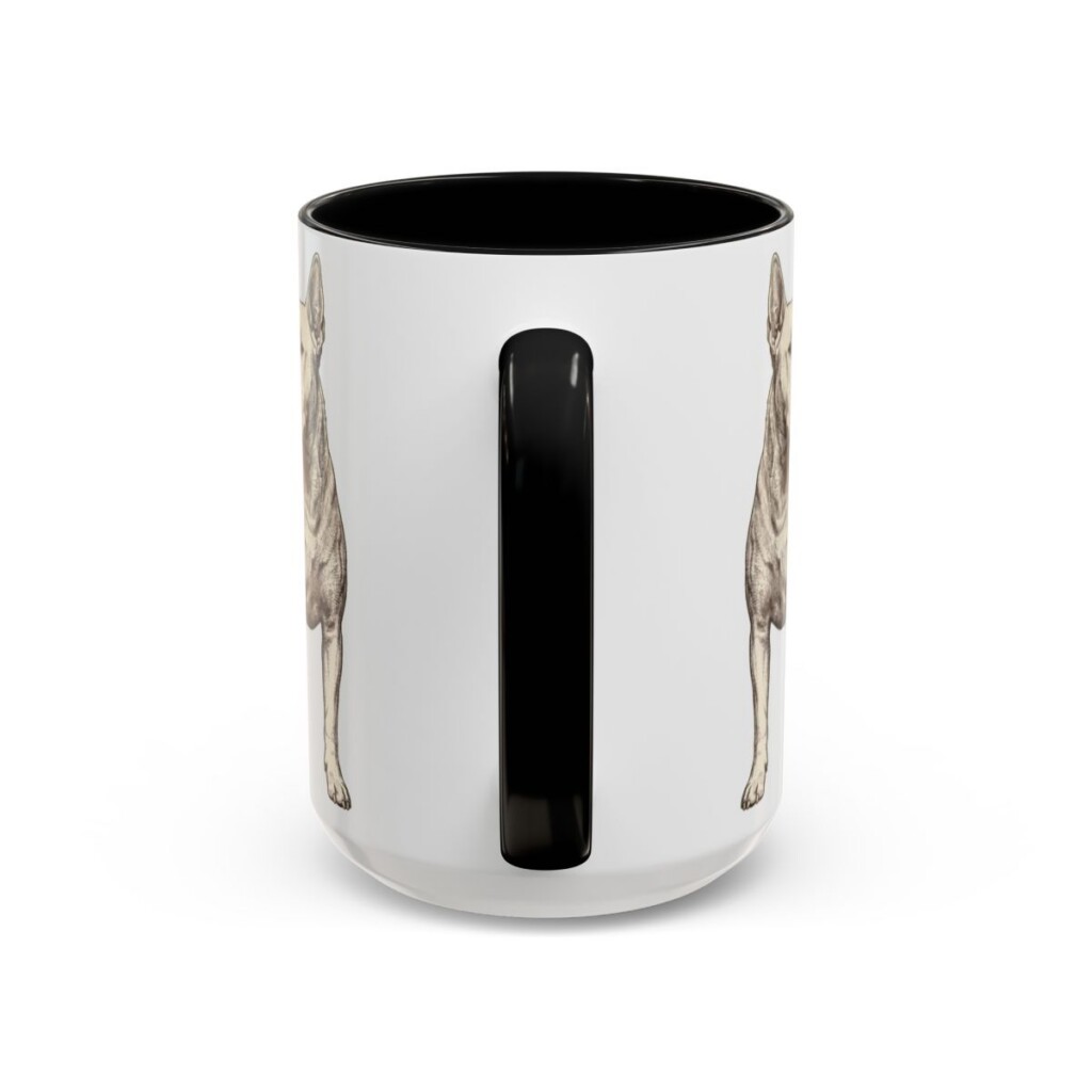 15oz-bull-terrier-mug-humor-black-back 15oz Funny Bull Terrier Mug, Black, back view
