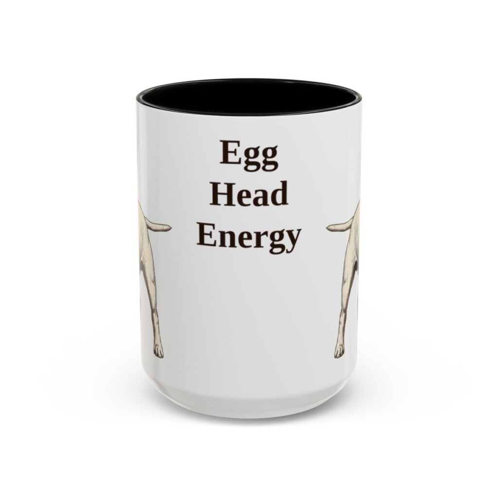 15oz-bull-terrier-mug-humor-black-front 15oz Funny Bull Terrier Mug, Black, front view