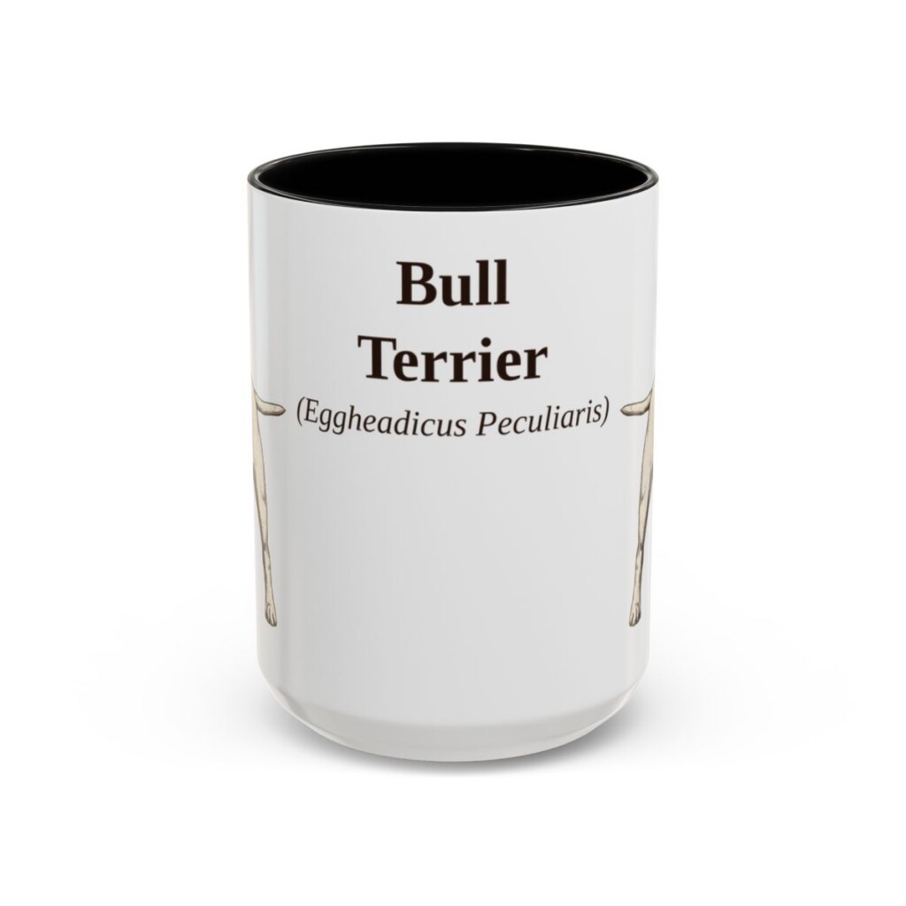 15oz-bull-terrier-mug-latin-black-front 15oz Bull Terrier Latin Mug, Black, front view