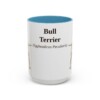 15oz-bull-terrier-mug-latin-light-blue 15oz Bull Terrier Latin Mug, Light Blue, front view