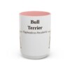 15oz-bull-terrier-mug-latin-pink 15oz Bull Terrier Latin Mug, Pink, front view