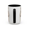 15oz Bull Terrier Dog Mom Mug, Black, back view