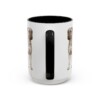 15oz Bullmastiff Dog Dad Mug, Black, back view