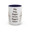 15oz-bullmastiff-mug-humor-navy 15oz Funny Bullmastiff Mug, Navy, front view