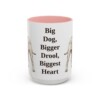 15oz-bullmastiff-mug-humor-pink 15oz Funny Bullmastiff Mug, Pink, front view