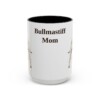 15oz-bullmastiff-mug-mom-black-front 15oz Bullmastiff Dog Mom Mug, Black, front view