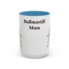 15oz-bullmastiff-mug-mom-light-blue 15oz Bullmastiff Dog Mom Mug, Light Blue, front view
