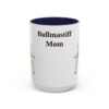 15oz-bullmastiff-mug-mom-navy 15oz Bullmastiff Dog Mom Mug, Navy, front view