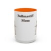 15oz-bullmastiff-mug-mom-orange 15oz Bullmastiff Dog Mom Mug, Orange, front view