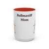 15oz-bullmastiff-mug-mom-red 15oz Bullmastiff Dog Mom Mug, Red, front view