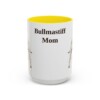 15oz-bullmastiff-mug-mom-yellow 15oz Bullmastiff Dog Mom Mug, Yellow, front view