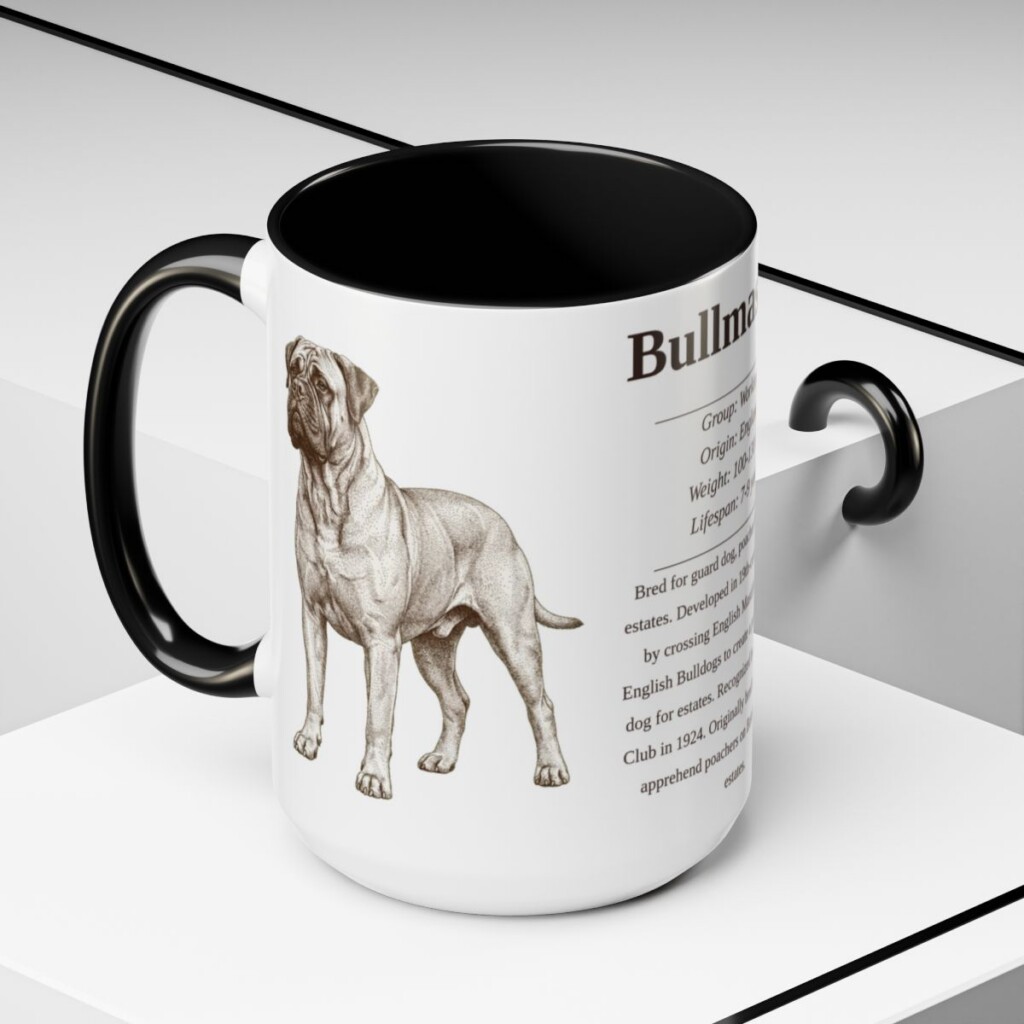 15oz-bullmastiff-mug-writeup-black-context-2 15oz Bullmastiff Mug, Black, lifestyle photo